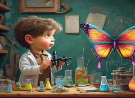 幼儿科学家的故事，幼儿科学家的故事简笔画