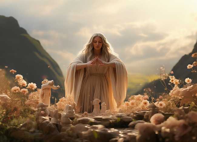 儿童故事女娲造人的神话故事（幼儿神话故事女娲造人）