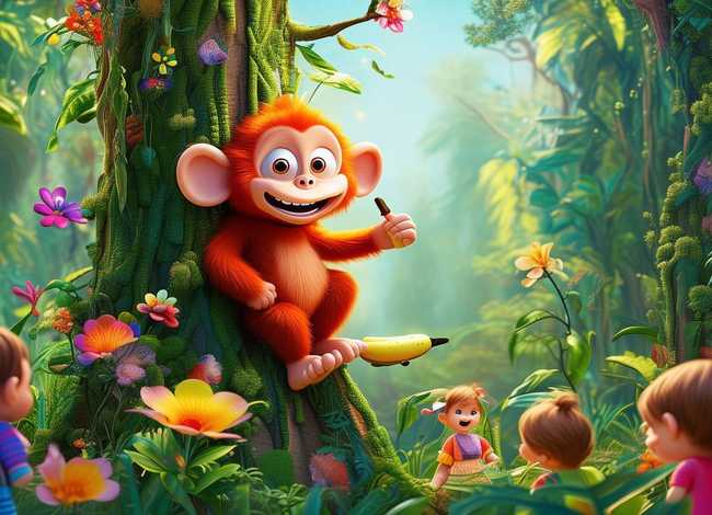 关于猴子的儿童故事视频，关于猴子的幼儿故事