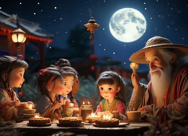 中秋节的来历故事儿童版；少儿故事中秋节的来历
