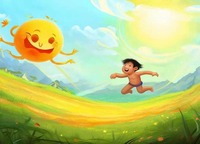 夸父逐日儿童故事文本,夸父逐日的幼儿故事绘本 夸父逐日儿童故事文本,夸父逐日的幼儿故事绘本