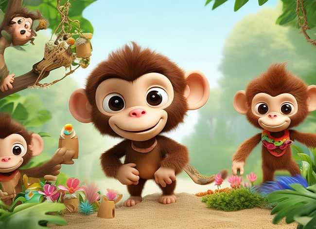 猴子的幼儿故事、猴子的幼儿故事大全