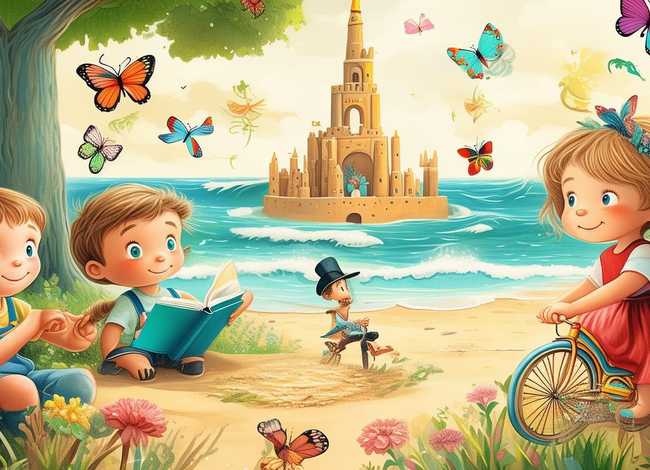 儿童故事情景画，幼儿故事情景画4-6个画面