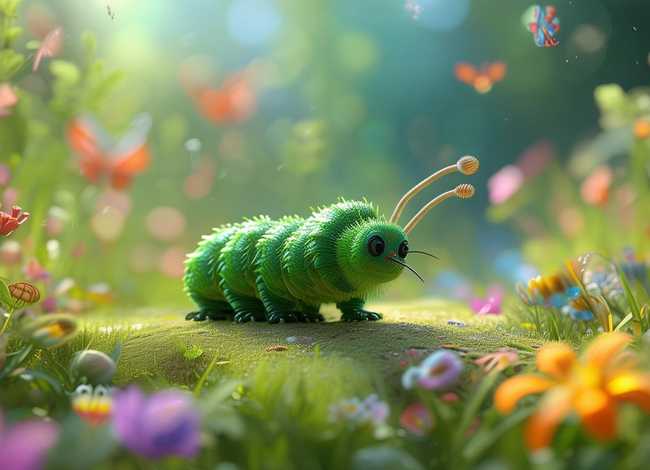 毛毛虫的故事视频，毛毛虫的故事视频动画