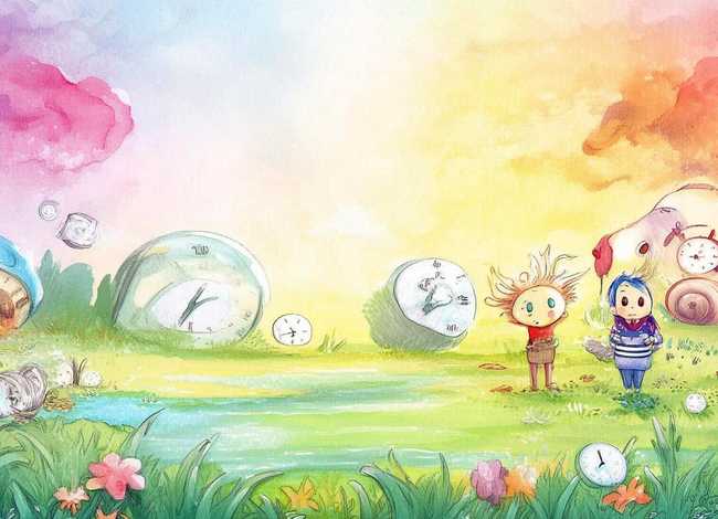 关于时间的儿童故事 - 关于时间的幼儿绘本故事