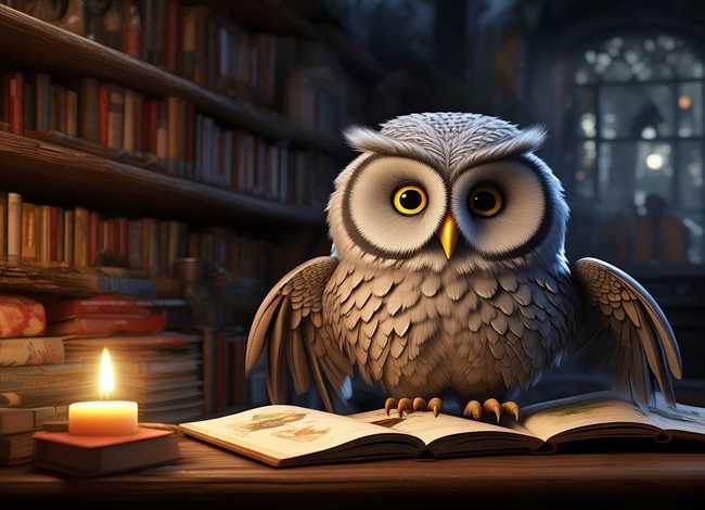 猫头鹰故事大班儿童绘本 - 猫头鹰讲故事绘本