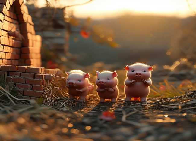 三只小猪真实的故事；三只小猪真实的故事完整版