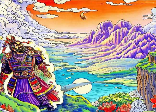 中国神话传说连环画4张故事简笔画（中国神话传说连环画4张故事简笔画图片）