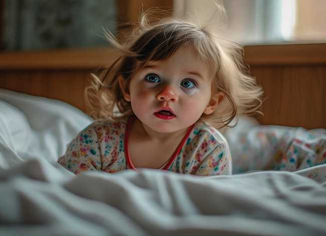 儿童连续几天睡觉起来眼睛肿怎么回事（孩子每天睡觉起来眼睛肿）