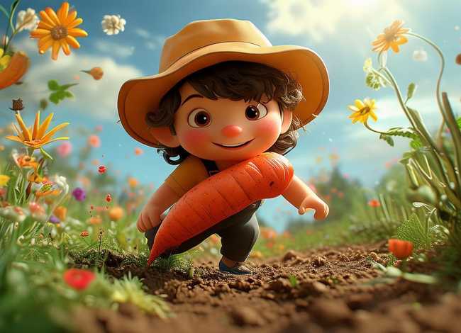 儿童故事拔萝卜，拔萝卜故事视频 幼儿故事大全