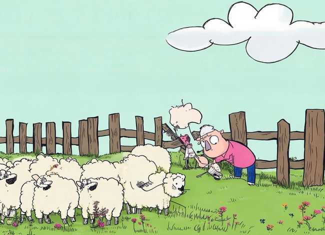 亡羊补牢寓言故事绘本的画 亡羊补牢的寓言故事怎么画