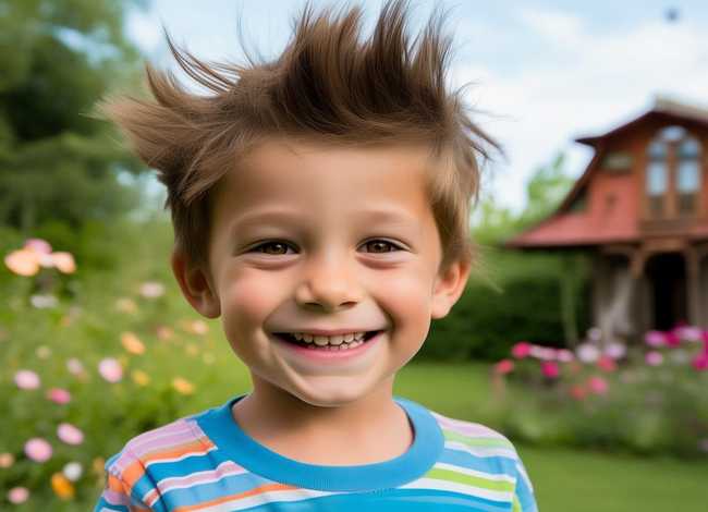 男孩发型小童（小男孩发型儿童）