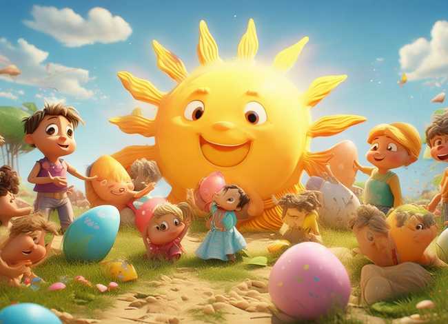 儿童故事太阳蛋、太阳的小故事幼儿