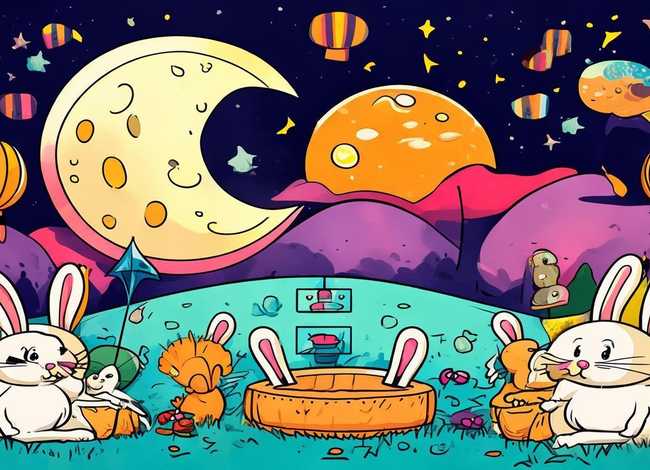 儿童中秋节绘画图片简笔画可打印，儿童中秋节图片简笔画 儿童画