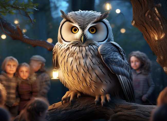 猫头鹰儿童寓言故事；猫头鹰的寓言故事