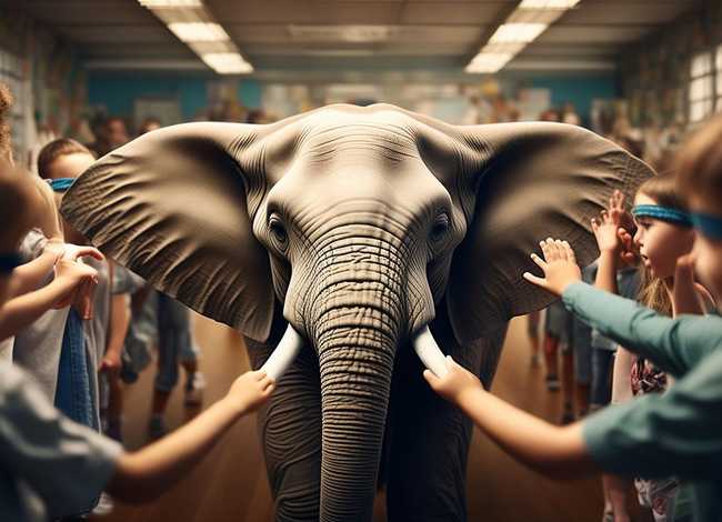 儿童成语视频故事盲人摸象 - 成语盲人摸象的故事视频