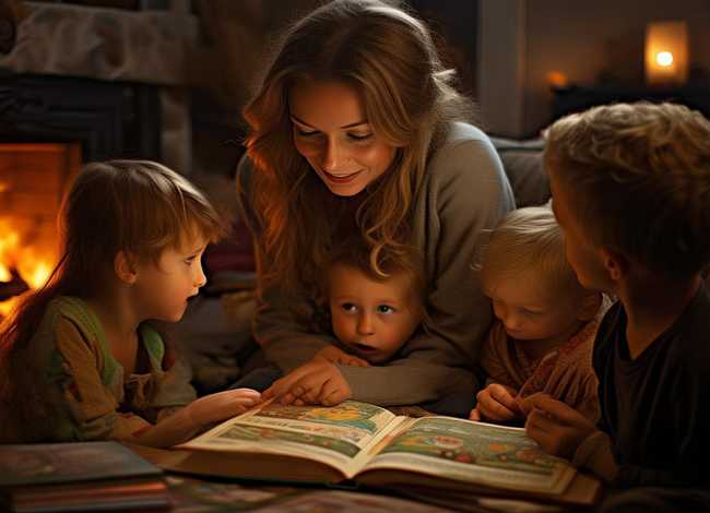 妈妈讲的故事简单；妈妈讲的故事简单又好听