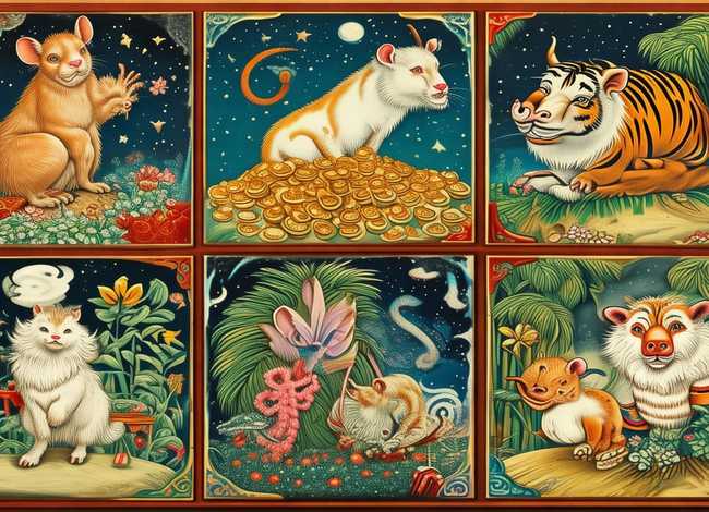 十二生肖故事图片和文字完整，十二生肖故事图片和文字完整版高清