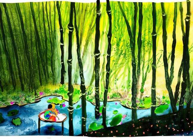 儿童的水墨画教案（儿童的水墨画教案设计）