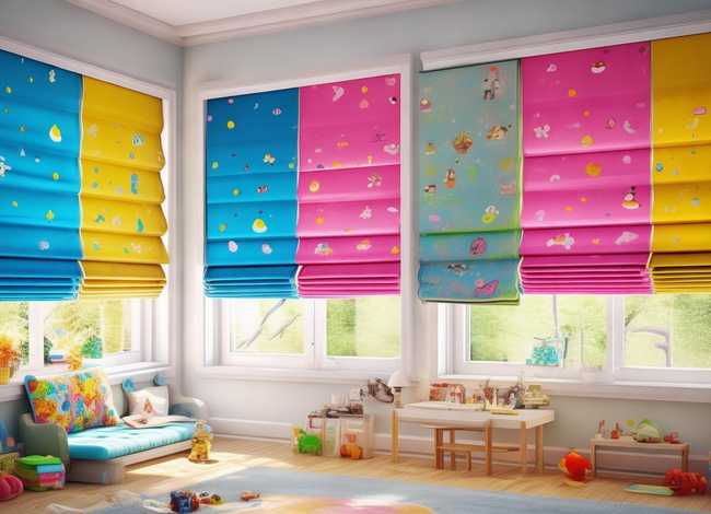 罗马帘儿童款；罗马帘儿童款图片大全