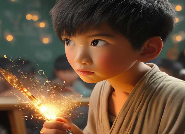 故事绘画作品三年级神笔马良，故事绘画作品三年级神笔马良图片大全