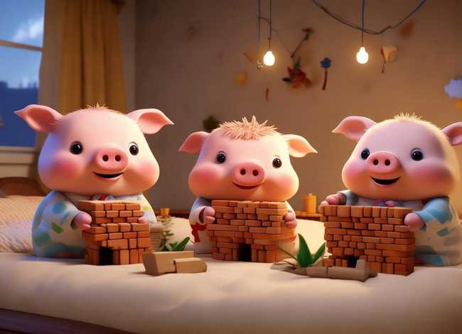 儿童睡前故事三只小猪（幼儿睡前故事三只小猪）