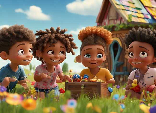 四个好朋友儿童故事（四个好朋友幼儿故事）