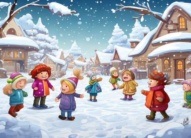 幼儿故事下雪啦，幼儿故事下雪啦图片