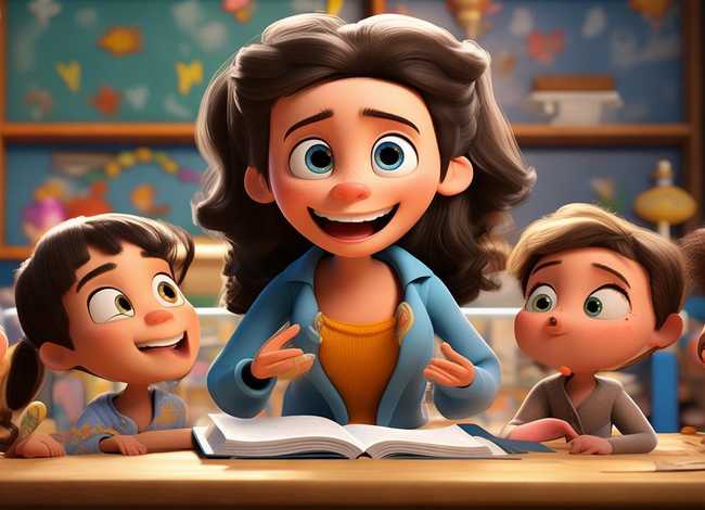 儿童故事朗诵视频素材；幼儿故事朗诵视频