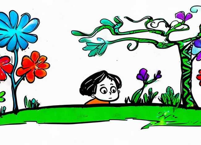 小故事儿童简短插画，小故事插图简笔画