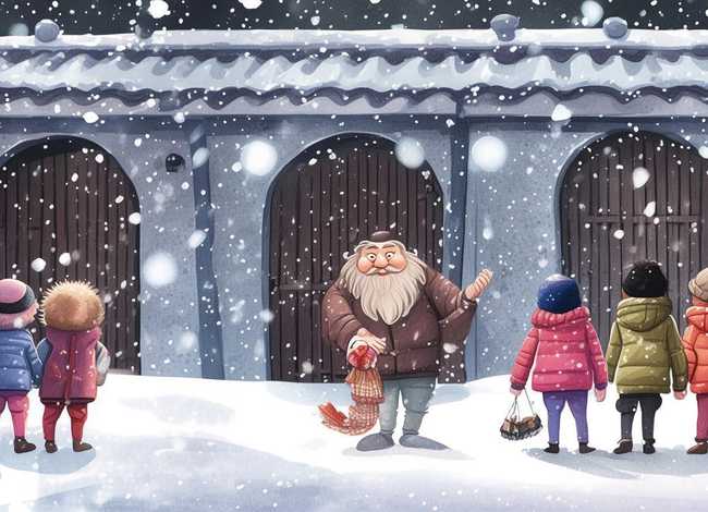 程门立雪儿童版故事；程门立雪绘本故事完整版