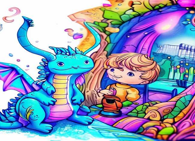 儿童童话图片画画，儿童童话简笔画图片