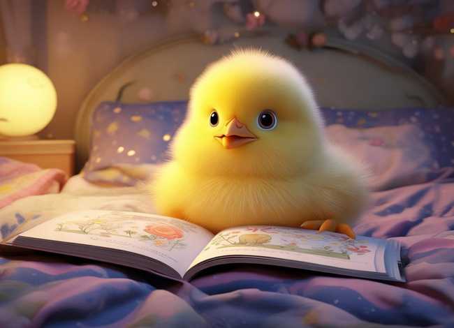 小鸡儿童睡前小故事，小鸡宝宝睡前故事