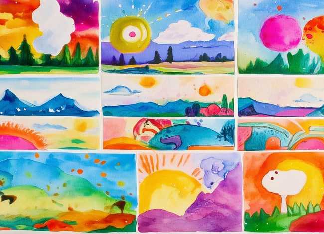 儿童水粉 - 儿童水粉画图片大全