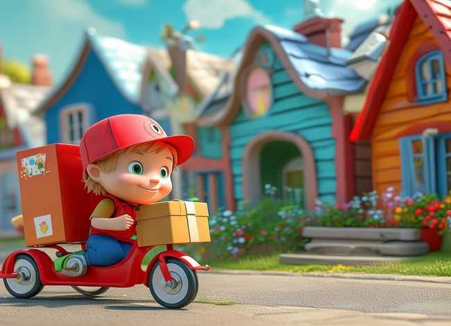 幼儿故事送快递的故事，幼儿故事送快递的故事视频