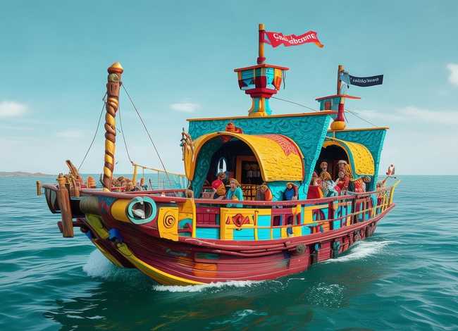 儿童海盗科普故事书 关于海盗船的幼儿故事