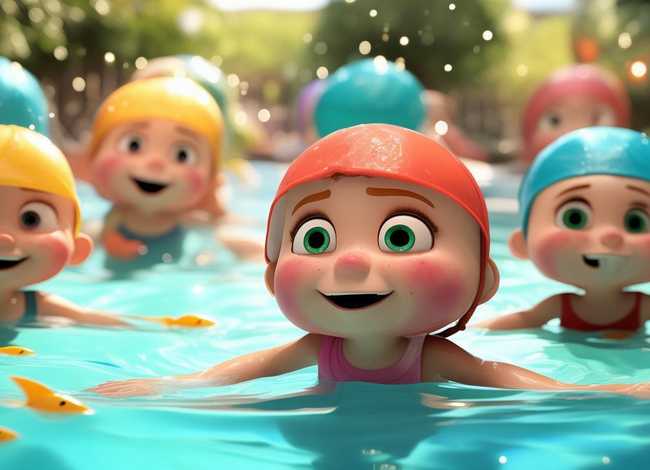 儿童故事游泳课 - 幼儿学游泳的故事