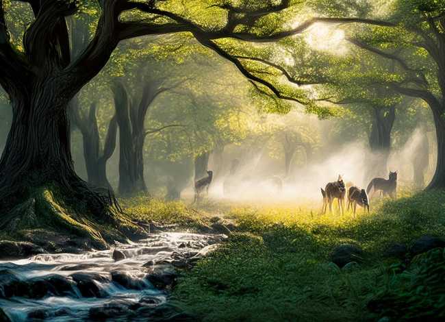 森林的故事主题画画 森林的故事主题画画图片