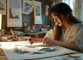 慧慧国画教学视频、王慧国画