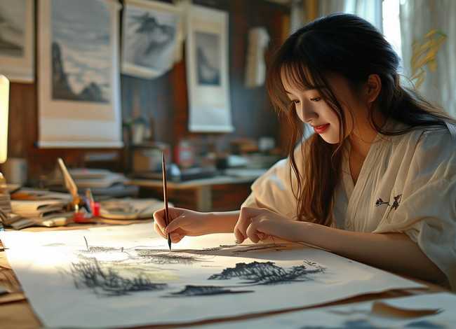 慧慧国画教学视频、王慧国画