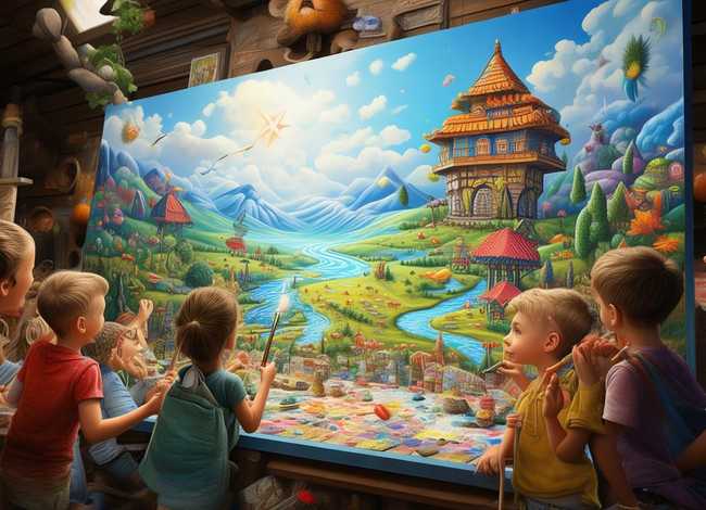 lpg绘画儿童故事；少儿绘画故事大全