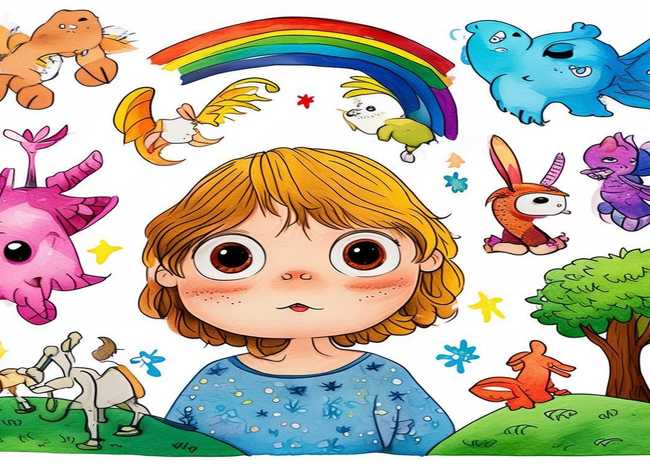 故事儿童画6幅，儿童故事画图片6幅简单