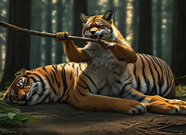 狐假虎威故事配图 成语故事、狐假虎威成语故事图片完整版