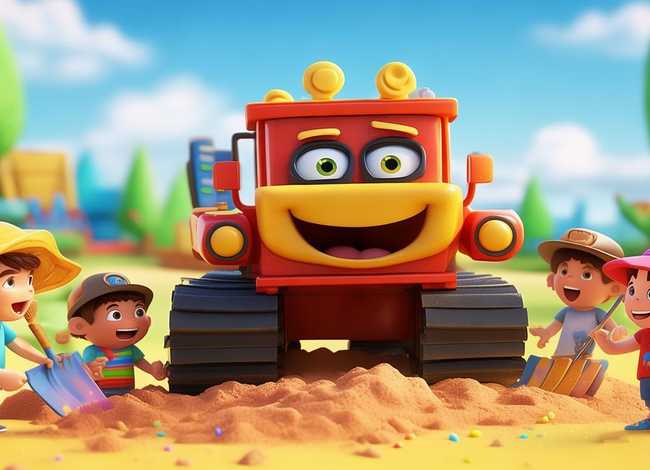 挖掘机的故事儿童版，挖掘机的故事幼儿故事