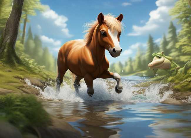 贝乐虎故事小马过河 《小马过河》贝乐虎睡前故事