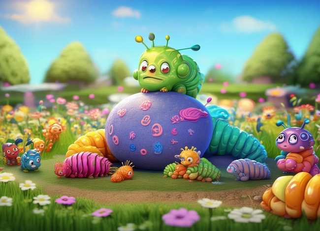 毛毛虫的故事早教视频0-3岁启蒙，关于毛毛虫的故事视频