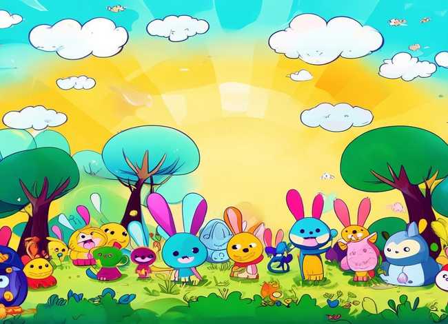 动物儿童画大全简单漂亮（动物儿童画大全简单漂亮图片）