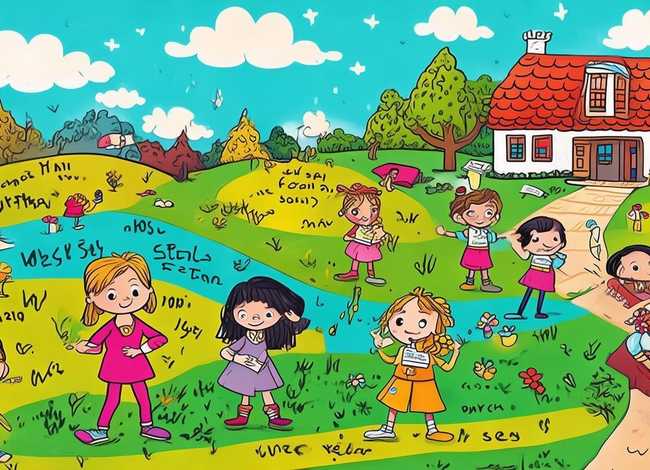 儿童英文故事手账；英文故事手抄报