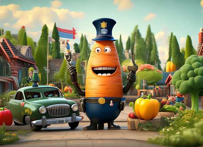 蔬菜警长儿童故事、蔬菜警长故事怎么写