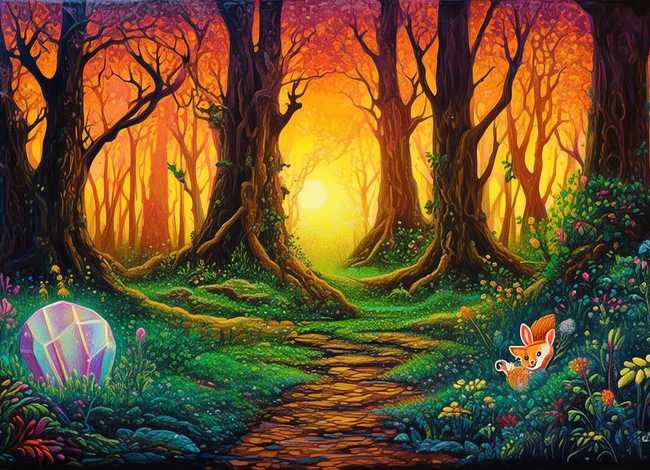 森林的故事装饰画 - 森林的故事装饰画怎么画